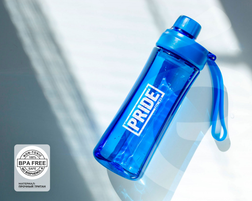 Бутылки спортивные пластиковые: «Гуру» (560 мл)