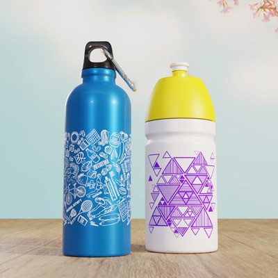 Бутылки для воды с нанесением логотипа | mojem